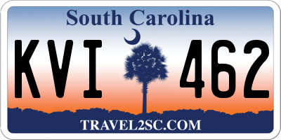 SC license plate KVI462