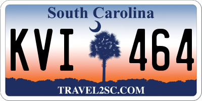 SC license plate KVI464