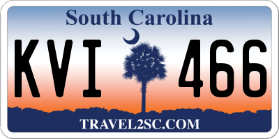 SC license plate KVI466