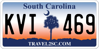 SC license plate KVI469
