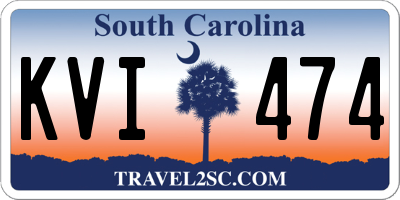 SC license plate KVI474
