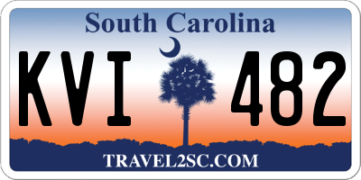 SC license plate KVI482