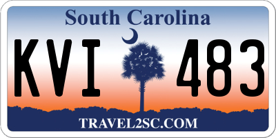 SC license plate KVI483