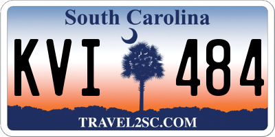 SC license plate KVI484