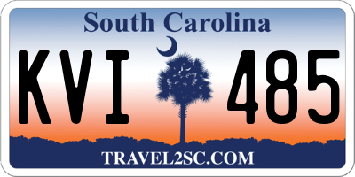SC license plate KVI485