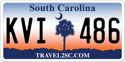 SC license plate KVI486