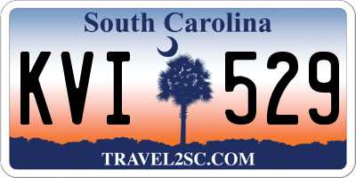 SC license plate KVI529