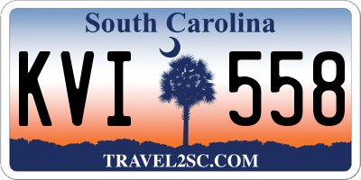 SC license plate KVI558
