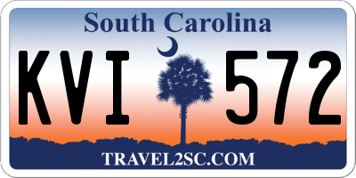 SC license plate KVI572