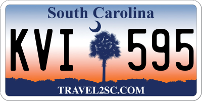 SC license plate KVI595