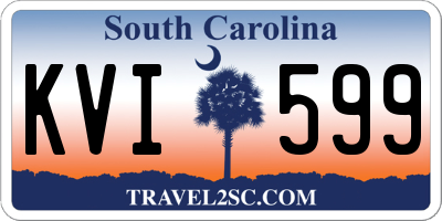 SC license plate KVI599