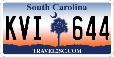 SC license plate KVI644