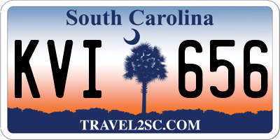 SC license plate KVI656