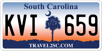 SC license plate KVI659