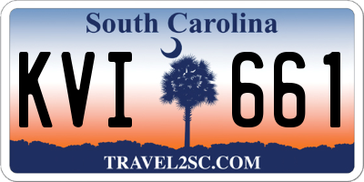 SC license plate KVI661