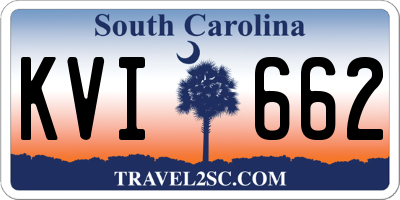 SC license plate KVI662