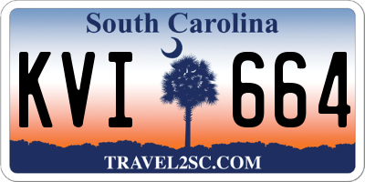 SC license plate KVI664
