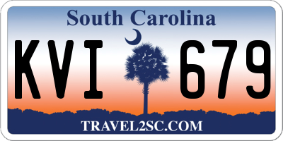 SC license plate KVI679