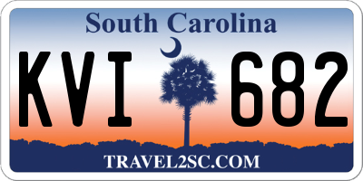 SC license plate KVI682