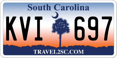 SC license plate KVI697