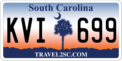 SC license plate KVI699
