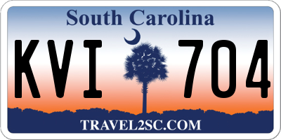 SC license plate KVI704