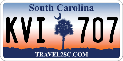 SC license plate KVI707