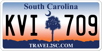 SC license plate KVI709