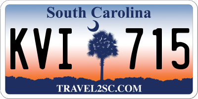 SC license plate KVI715