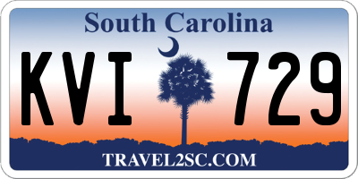 SC license plate KVI729