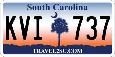 SC license plate KVI737