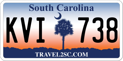 SC license plate KVI738