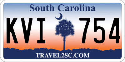 SC license plate KVI754