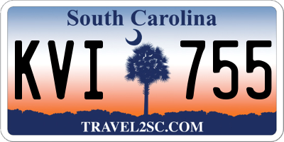 SC license plate KVI755