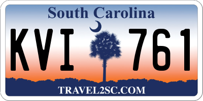 SC license plate KVI761