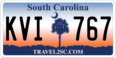 SC license plate KVI767