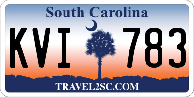 SC license plate KVI783