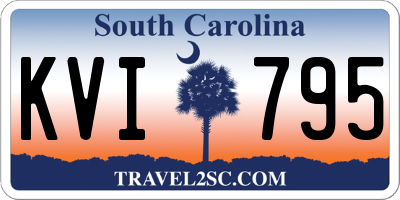 SC license plate KVI795
