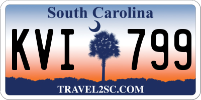 SC license plate KVI799