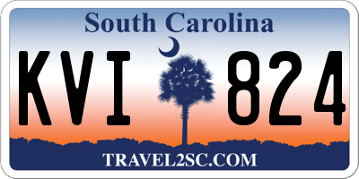 SC license plate KVI824