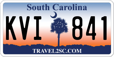 SC license plate KVI841