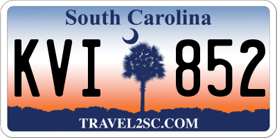 SC license plate KVI852