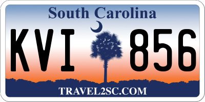 SC license plate KVI856