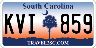 SC license plate KVI859