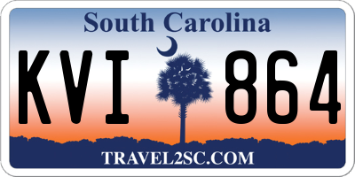 SC license plate KVI864