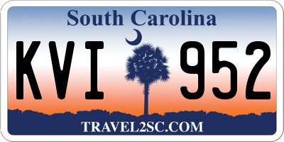 SC license plate KVI952