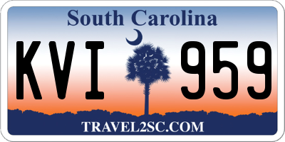 SC license plate KVI959