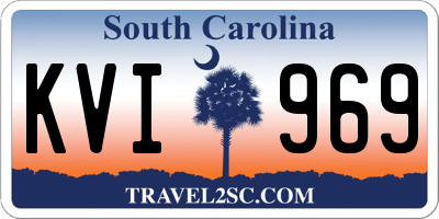 SC license plate KVI969