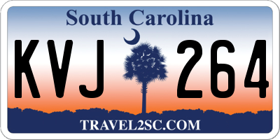 SC license plate KVJ264