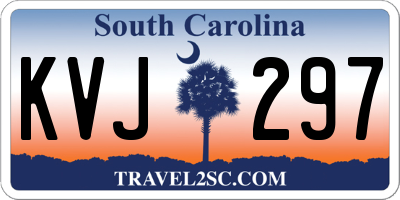 SC license plate KVJ297